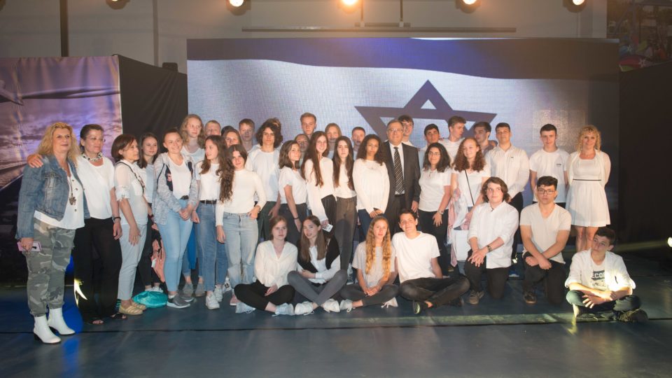 משלחת בני נוער מהיידלברג, גרמניה ביקרה בקרית ביאליק והתארחה במשפחות בני הנוער הישראלים.