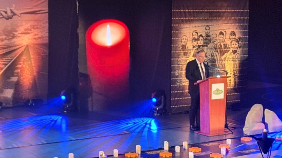 נאומו של ראש העיר קריית ביאליק, אלי דוקורסקי, בטקס יום הזכרון לשואה ולגבורה