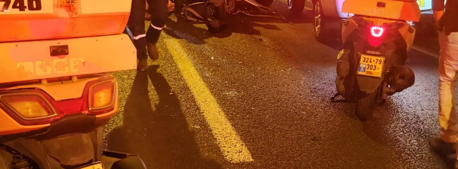 רוכב אופנוע נהרג בתאונת דרכים במנהרות הכרמל