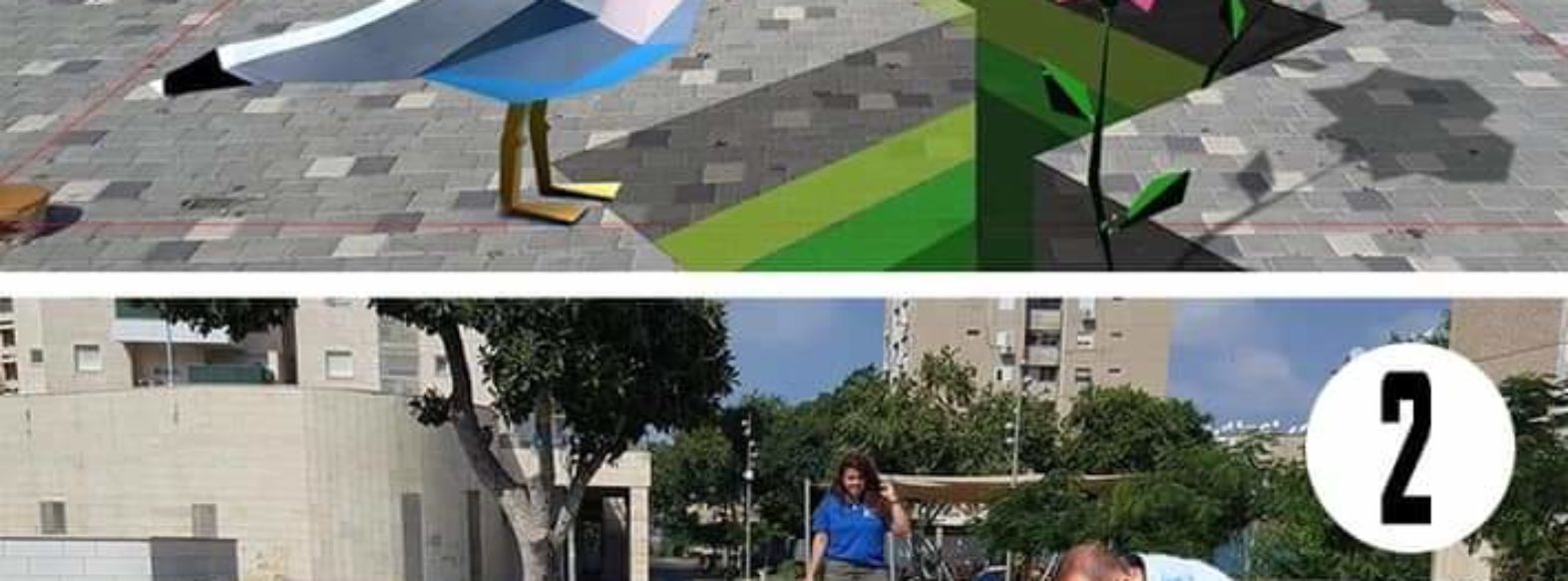 דוקורסקי משתף את תושבי העיר בבחירת ציורי רצפה תלת ממדיים