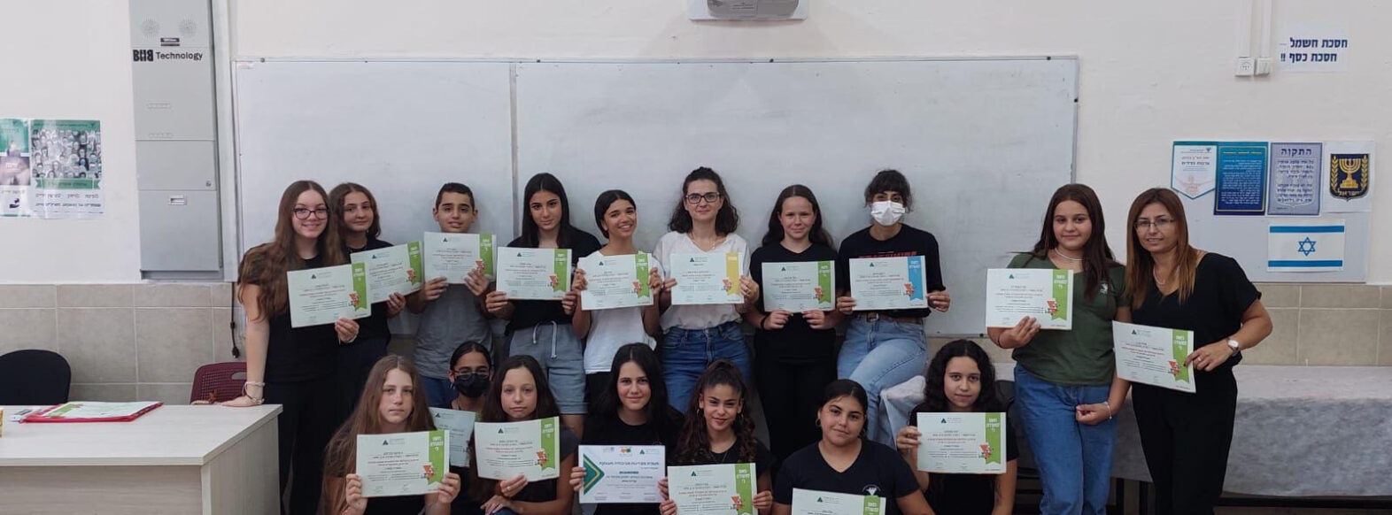 חטיבה א׳ רוזוזין בקרית אתא זכתה בפרס ״מצויינות סביבתית״