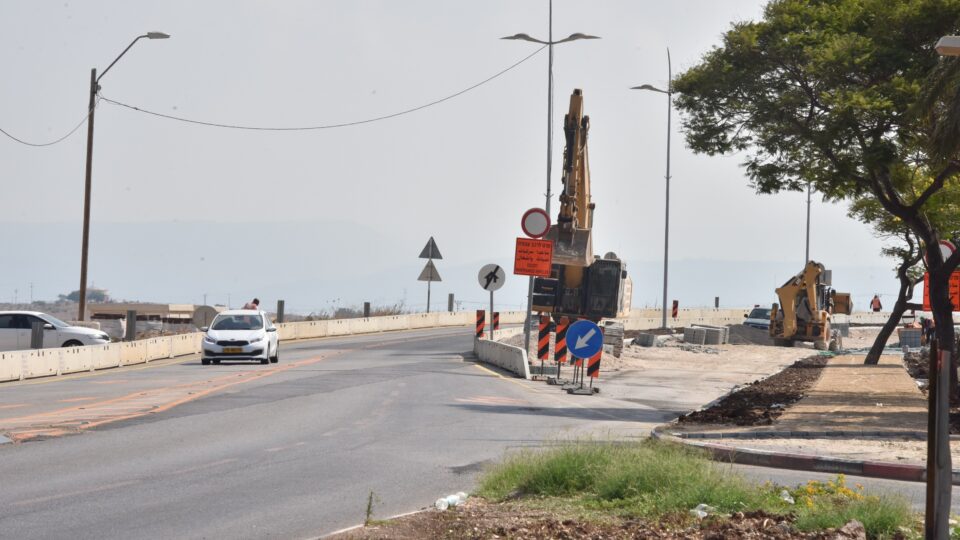 עיריית קרית אתא מבצעת עבודות פיתוח נרחבות בכביש 781 