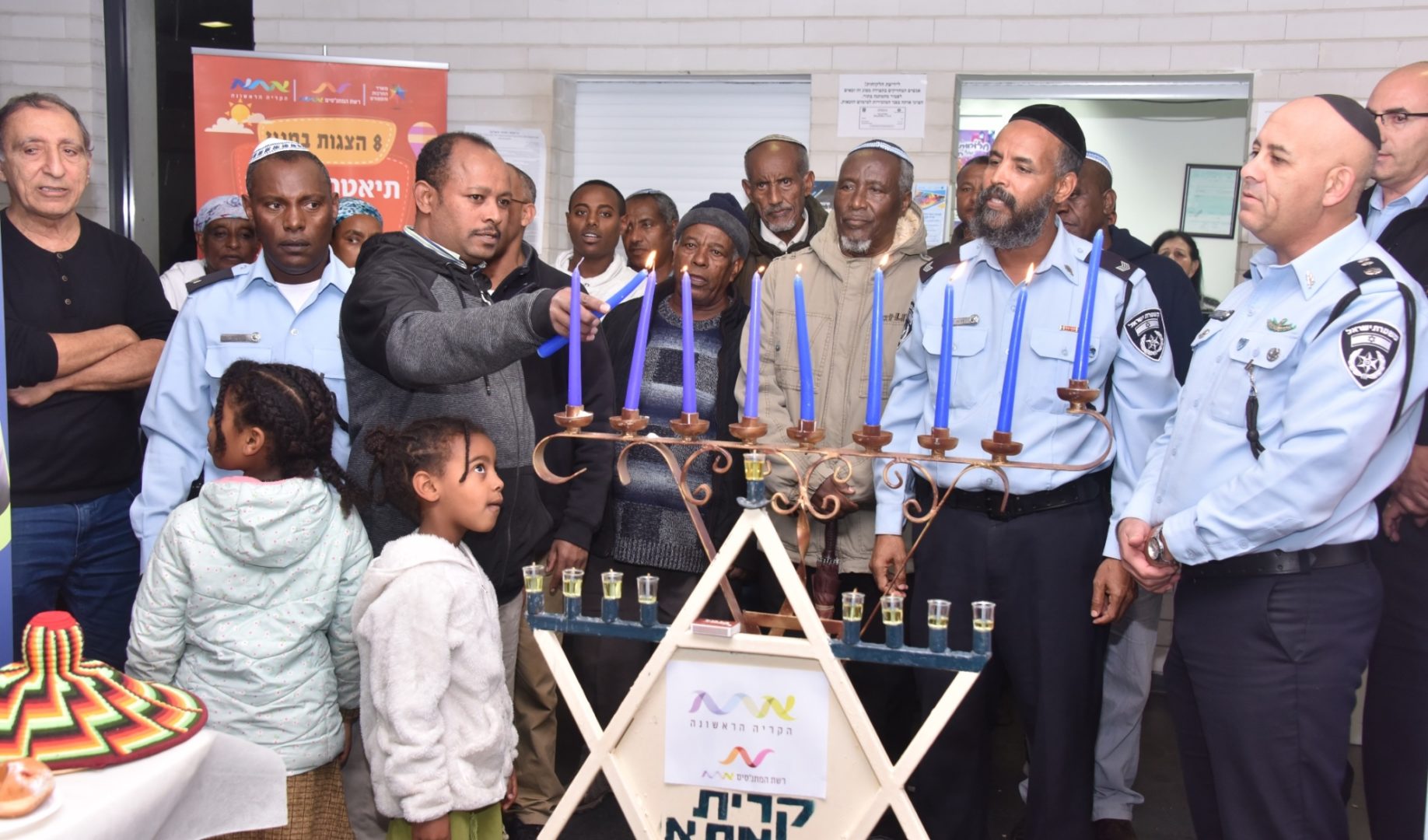 הדלקת נר יחד עם קהילת יוצאי אתיופיה  