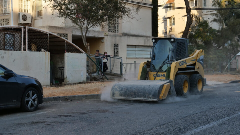 עיריית קרית אתא מבצעת עבודות תשתית נרחבות ברחוב בן עמי